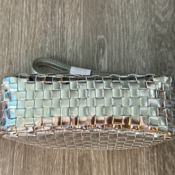 Clare V Silver Specchio Woven Checker NWT - Picture 5 of 8